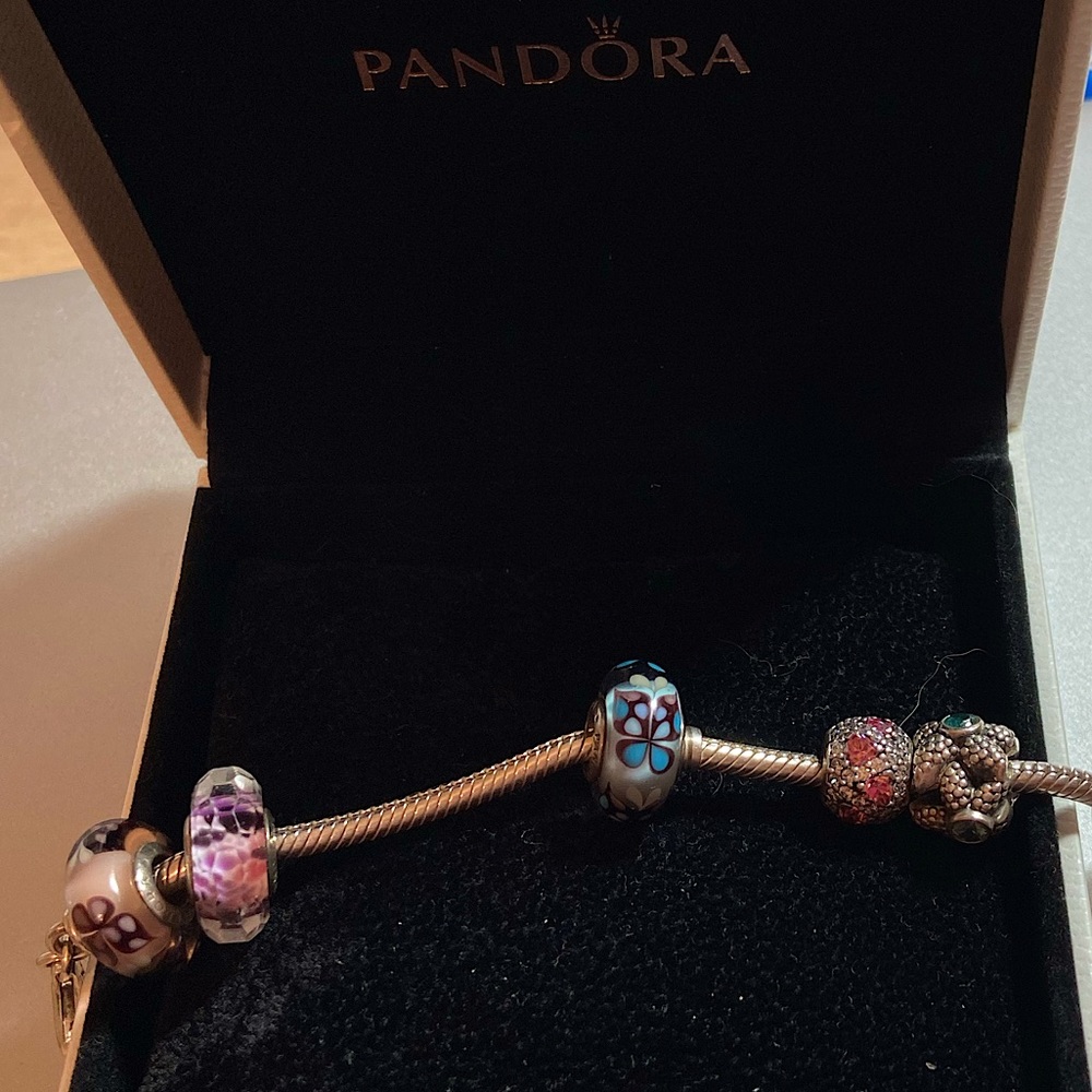 Pandora murano glass charms